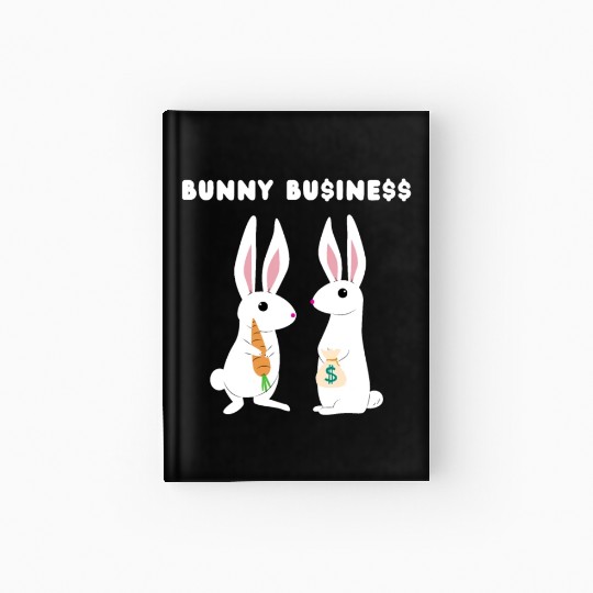 Bunny Business Hardcover Journal