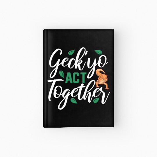 Gecko Gifts Reptile Lover Keeper Hardcover Journal