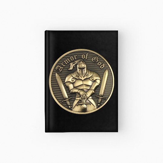 Armor of god christian knight Hardcover Journal