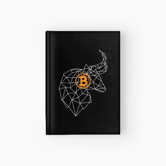 Bitcoin Bull Hardcover Journal