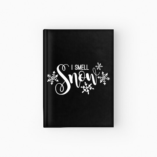 37692 Focused I Smell Snow Grey Small Hardcover Journal