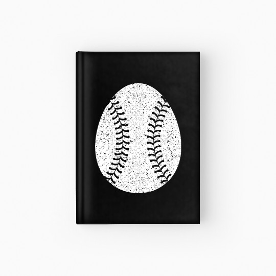 Baseball Happy Easter Egg Hunting Cute Sport Lover Hardcover Journal