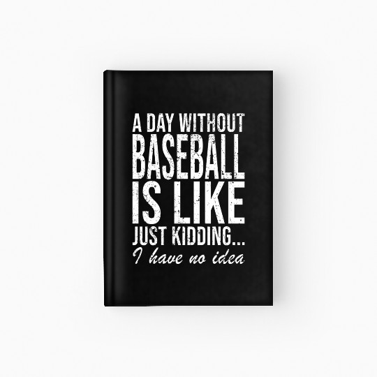 Baseball Pitcher Catcher Saying Gift Hardcover Journal