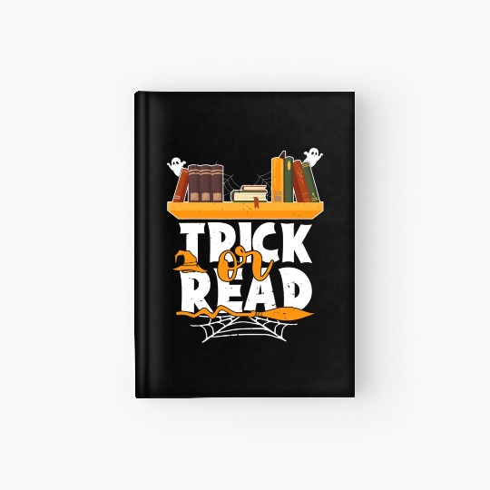 Librarian Trick or Read Halloween Witch Librarian Hardcover Journal