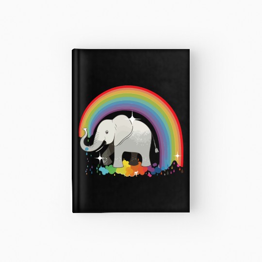Elephant Lover Wildlife Animal Zoo Zookeeper Hardcover Journal