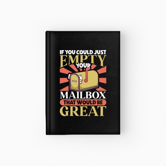 Postal Worker Mail Lady Mail Carrier Postal Hardcover Journal