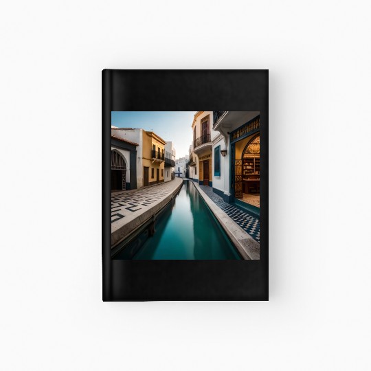 Fantasy pictures ,town Morocco ,city Tangier Hardcover Journal
