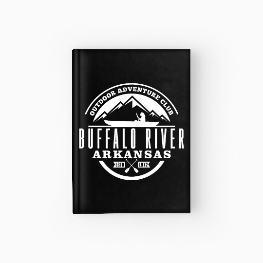 Canoe Buffalo River Hardcover Journal