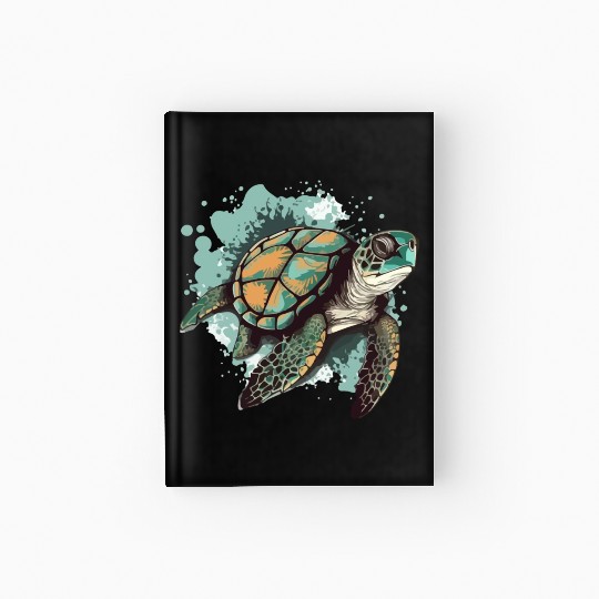 The sea turtle Hardcover Journal