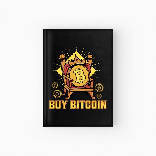 Buy Bitcoin funny Hardcover Journal