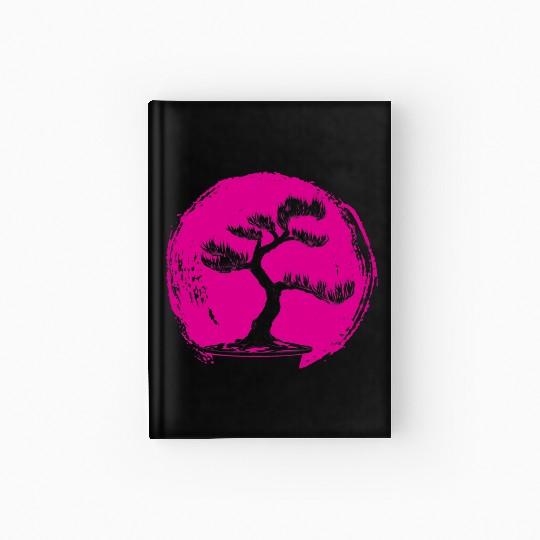 Gardening Bonsai Tree Aesthetic Japanese Hardcover Journal
