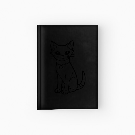 Cat Kitten Feline Meow Hardcover Journal