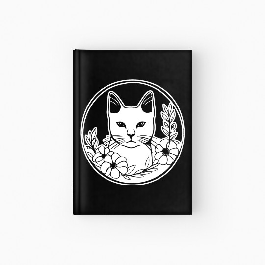 Cat Kitten Feline Meow Hardcover Journal