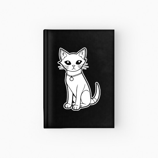 Cat Kitten Feline Meow Hardcover Journal