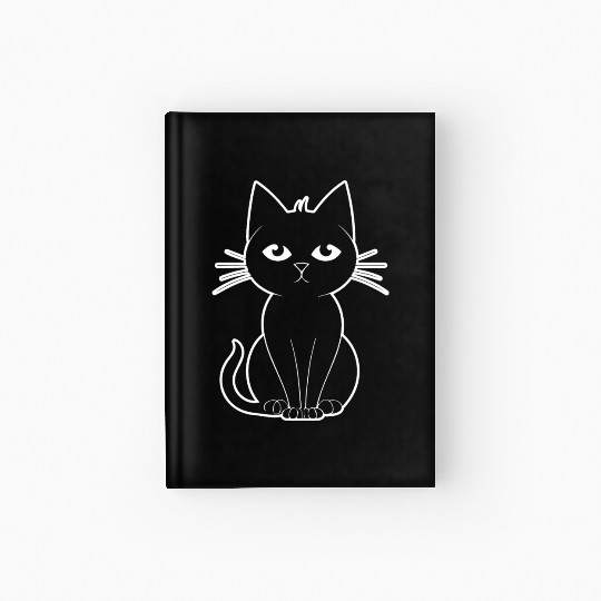 Cat Kitten Feline Meow Hardcover Journal