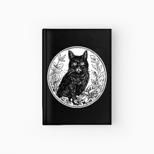 Cat Kitten Feline Meow Hardcover Journal