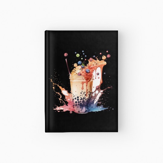 Boba Bubble Tea 6 Hardcover Journal