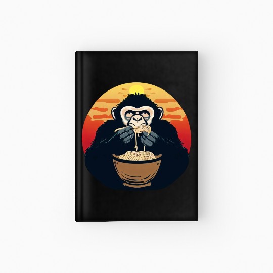 gorilla noodles sunset Hardcover Journal