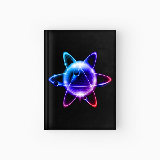 Science Chemistry Chemist Atom Hardcover Journal Atom Hardcover Journal P