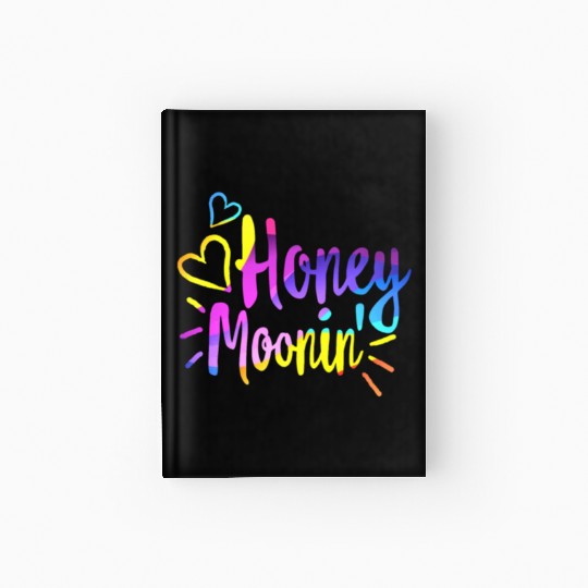 Honeymoonin Hardcover Journal Newlywed Hardcover Journal Wifey Hubby