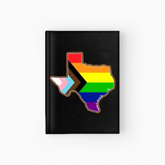 Pride Equality Flag Texas Rainbow Hardcover Journal