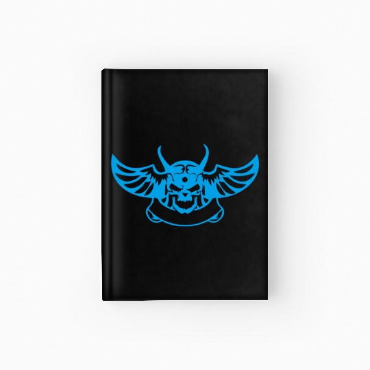 angry bird skull Hardcover Journal
