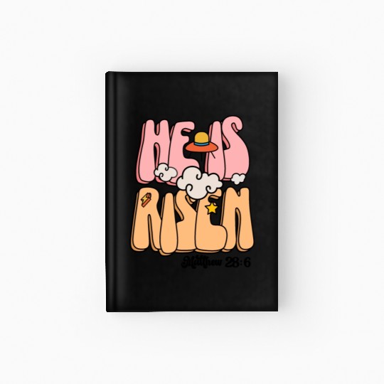 He Is Risen Modern Christian Easter Hardcover Journal