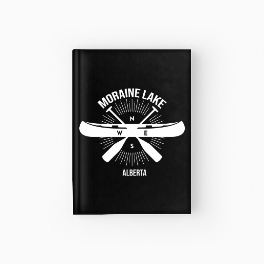 Moraine Lake Alberta Canada Banff National Park Hardcover Journal