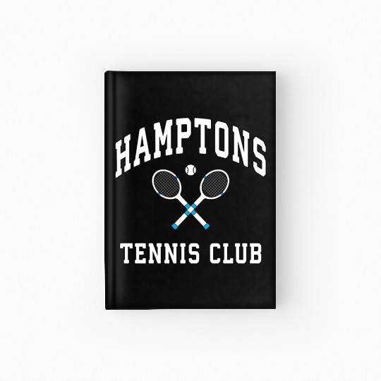 Hamptons Tennis Club Preppy New York Montauk Varsi Hardcover Journal