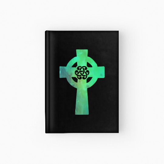 Irish Celtic Cross Knot St Patrick'S Day Christian Hardcover Journal
