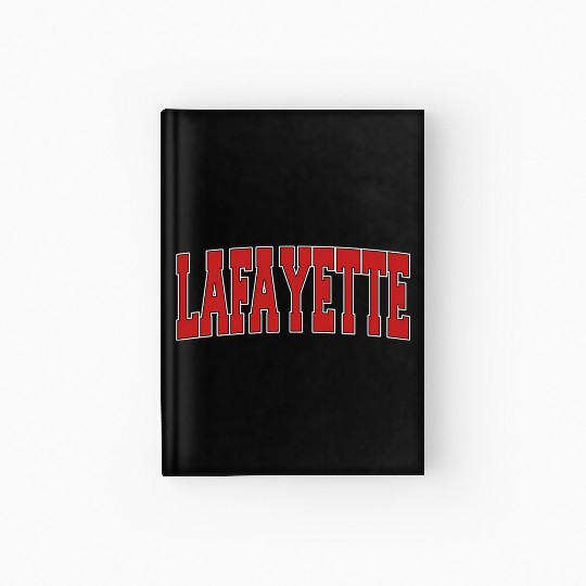 Lafayette La Louisiana Varsity Style Usa Sports Hardcover Journal