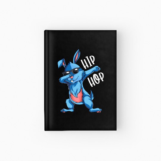 Hip Hop Dabbing Bunny Easter Day Hardcover Journal