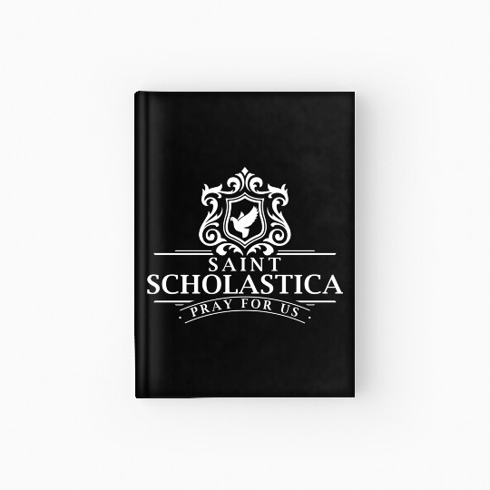 St Scholastica Benedict Catholic Saints Benedictin Hardcover Journal