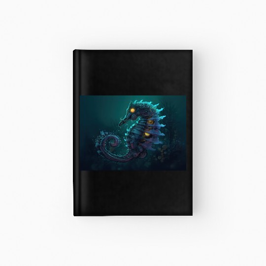 Neon Shark Attack Hardcover Journal