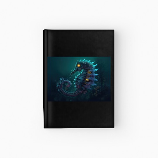 Neon Shark Attack Hardcover Journal