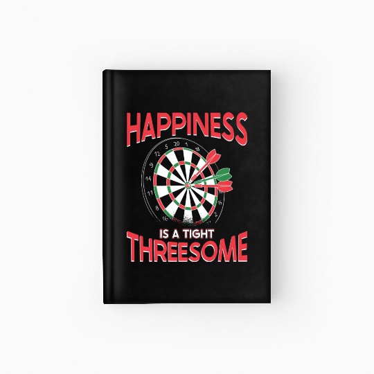 Dart Darts Dartboard Bullseye Dart Arrow Hardcover Journal