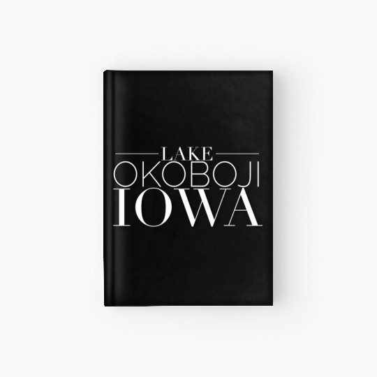 Lake Okoboji Iowa Hardcover Journal