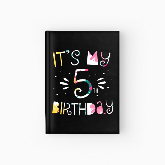 It'S My 5Th Tropical Floral 5 Hardcover Journal