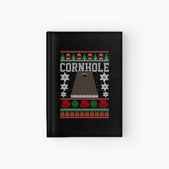 Cornhole Ugly Happy Hardcover Journal