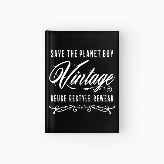 Save The Planet Buy Vintage Hardcover Journal