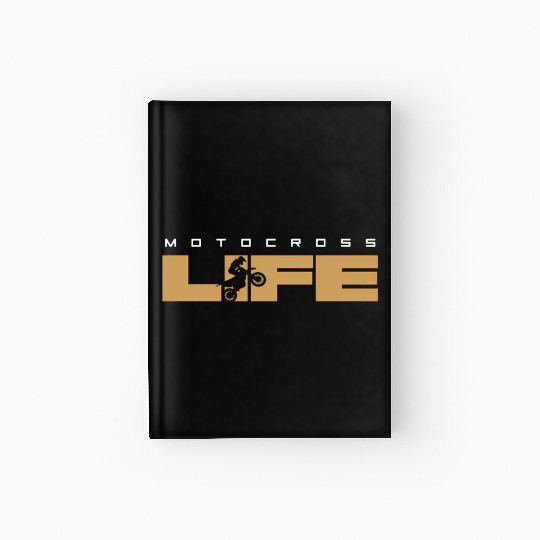 Dirt Bike Motocross Hardcover Journal