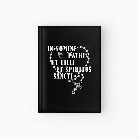 Latin Roman Catholic Rosary Religious Catholic Hol Hardcover Journal