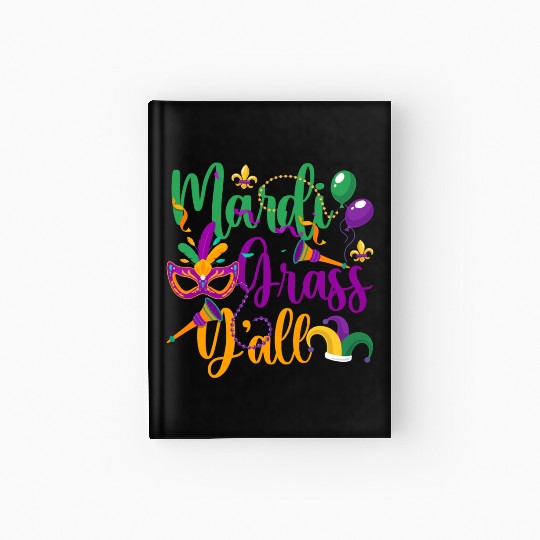 Carnival New Orleans Celebrate Tuesday Hardcover Journal