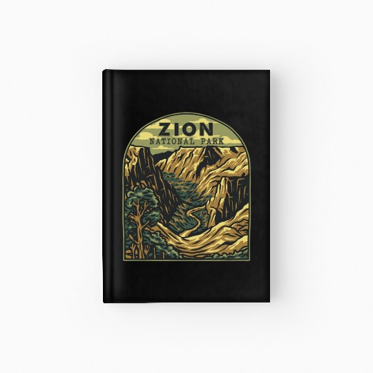 zion national park Hardcover Journal