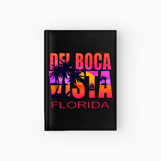 Del Boca Vista Retirement Community Novelty Hardcover Journal