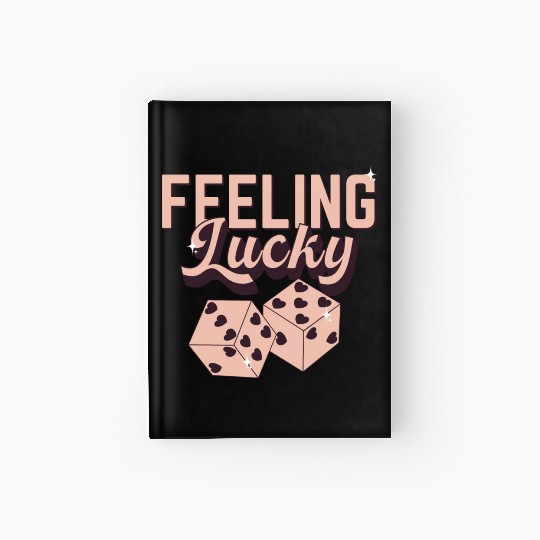 Feeling Lucky Retro Valentine 1 Hardcover Journal