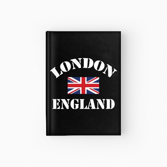 London England Tourist Hardcover Journal