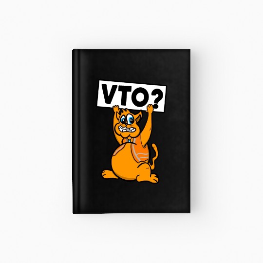 Cat Asking For Vto Worker That Loves Kitties Vto S Hardcover Journal