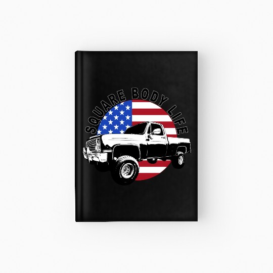 Squarebody Truck 4X4 Square Body Hardcover Journal