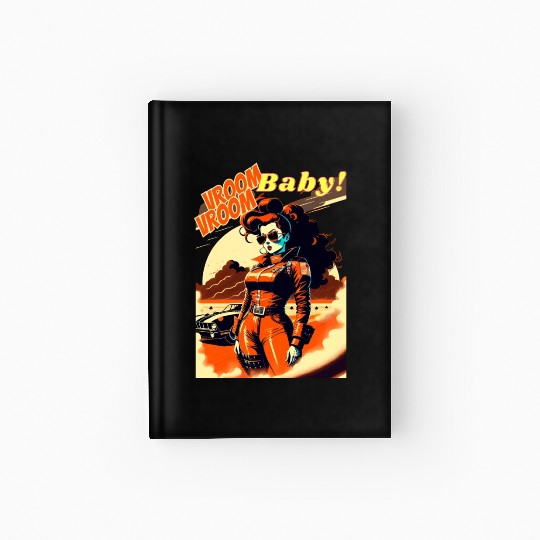 Diesel Diva: A Retro Driver Design v2 Hardcover Journal